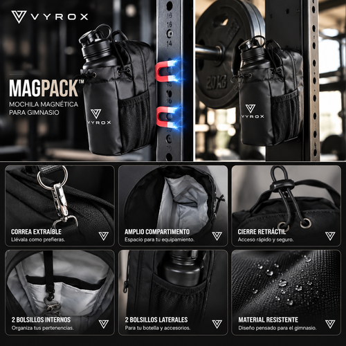 VYROX MagPack™ – Mochila Magnética para Gimnasio
